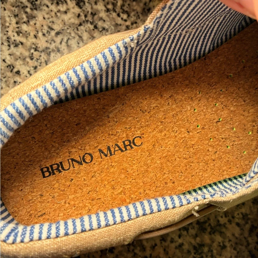 Bruno Marc Men’s Khaki slip on loafers casual boat shoes